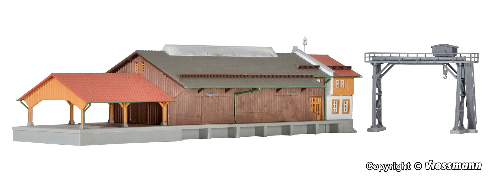 36606 Güterhalle mit Überladekran
