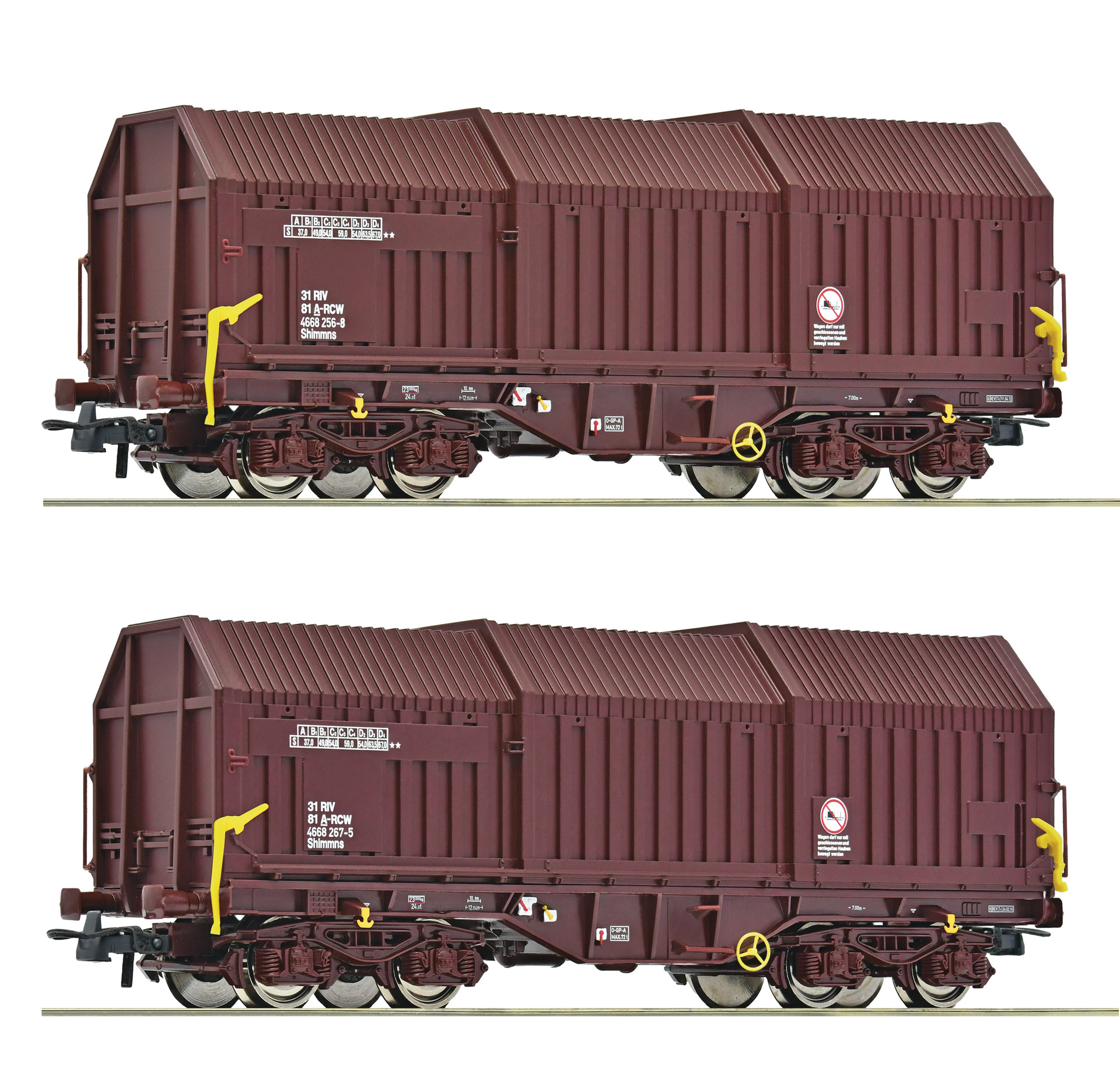 Roco 6600132 ÖBB Teleskophaubenwag. Set 2tlg. Ep.6