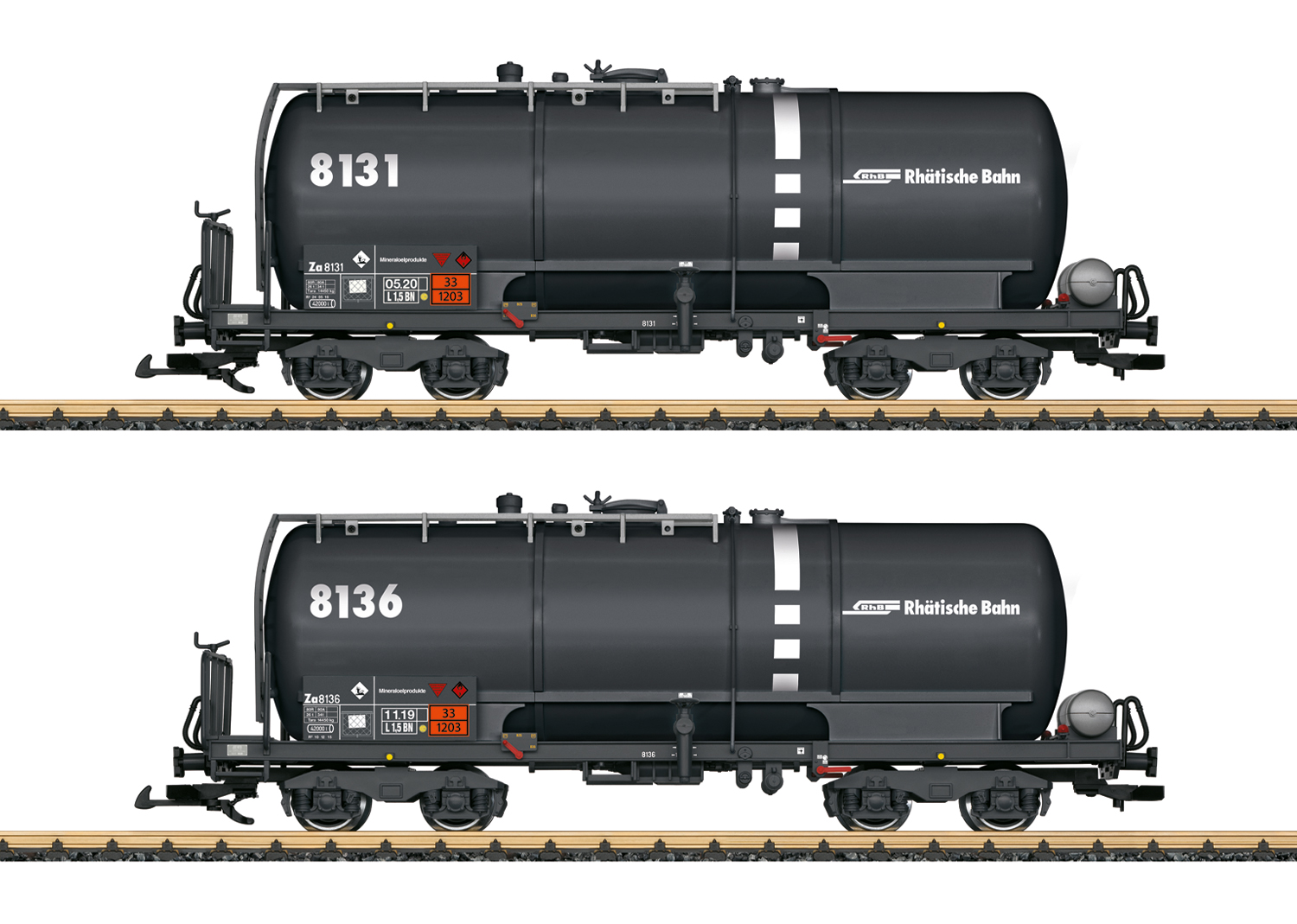 47835 RhB Kesselwagen Za Set 2tlg. Ep.6