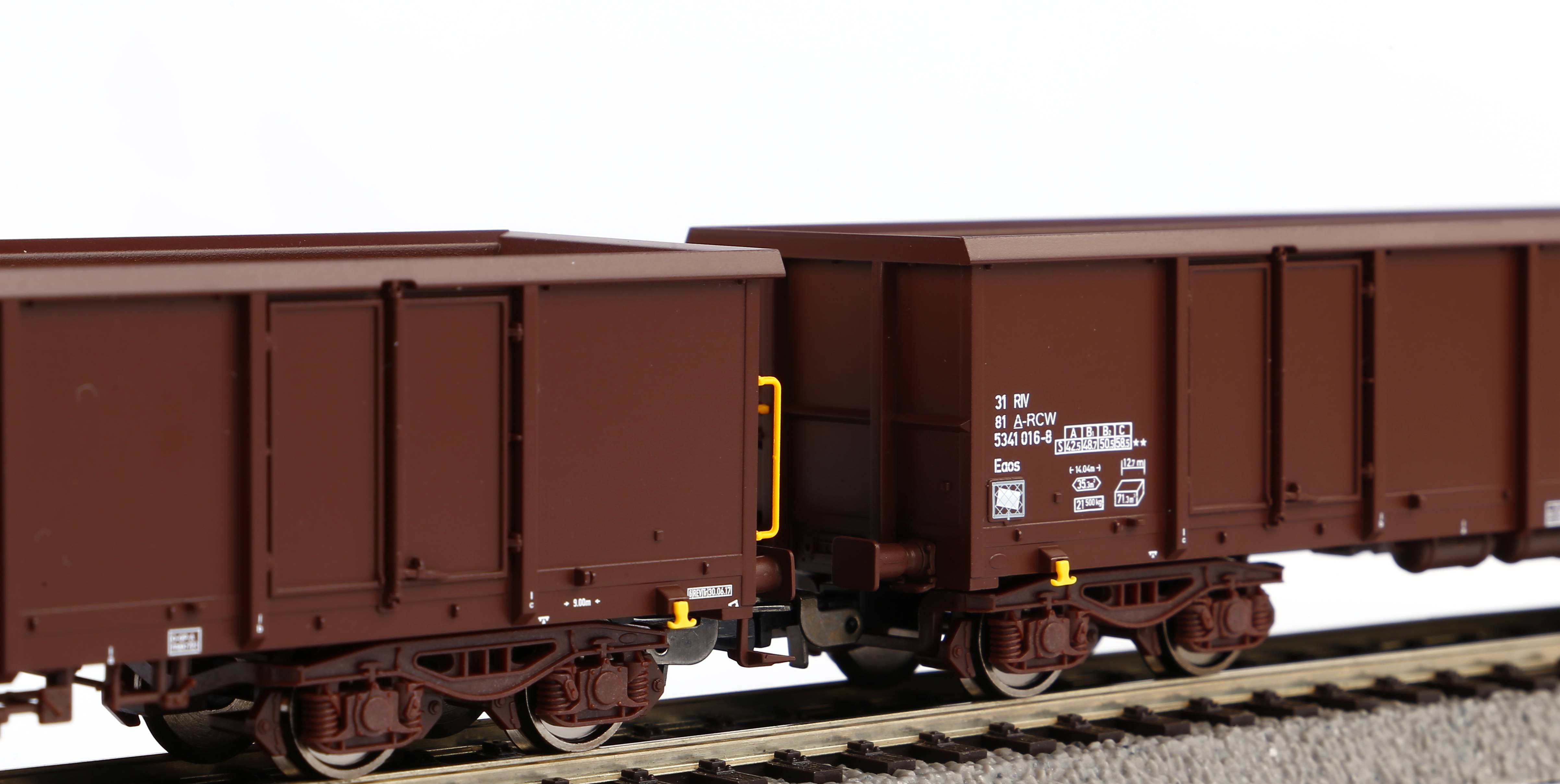 Piko 58237 RCW offene Güterwg.-Set Eaos 2-tlg Ep.6