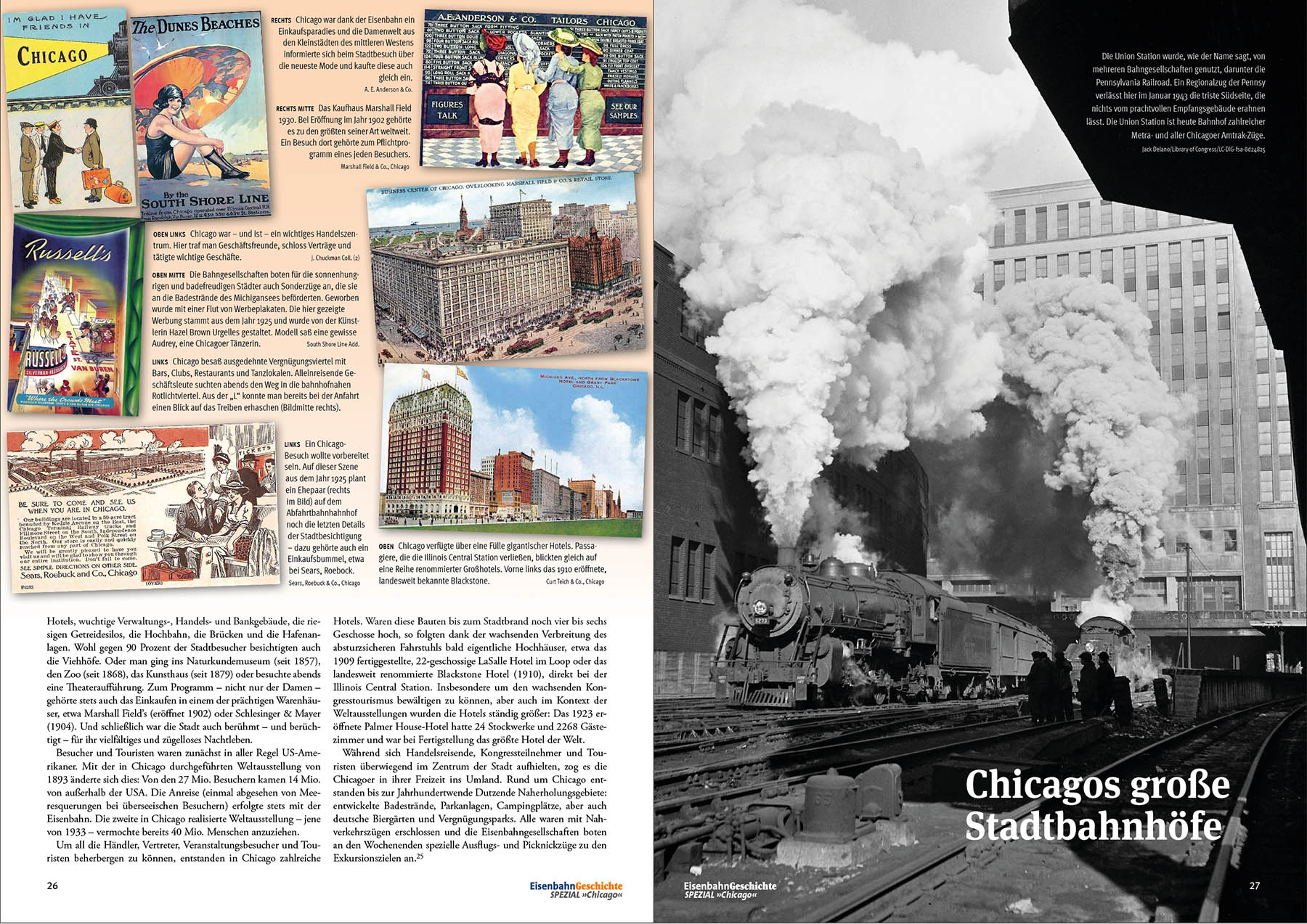 DGEG 59435 Eisenbahn Geschichte SPEZIAL Chicago
