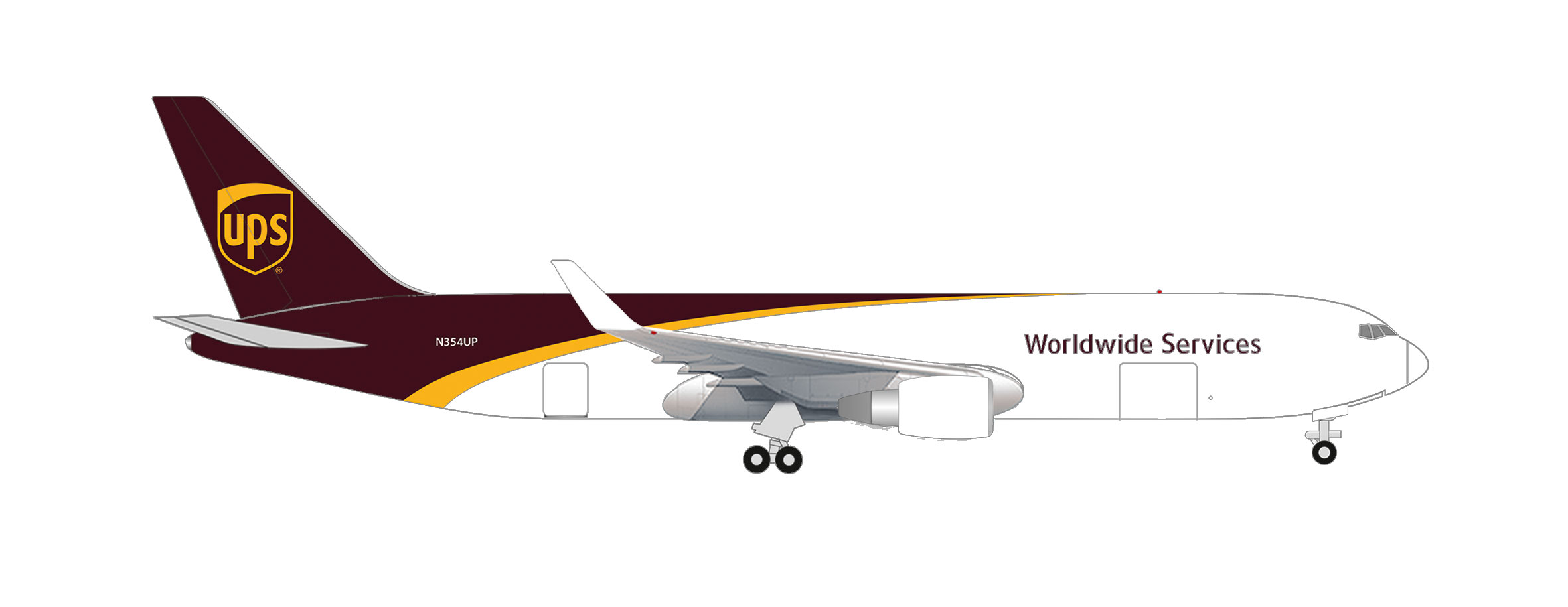 526166-001 Boeing 767-300F UPS Airlines