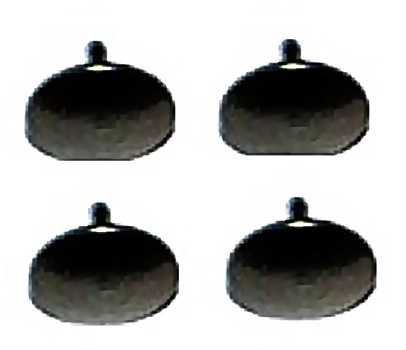NZ55302 Puffer schwarz unbedruckt 4 St.