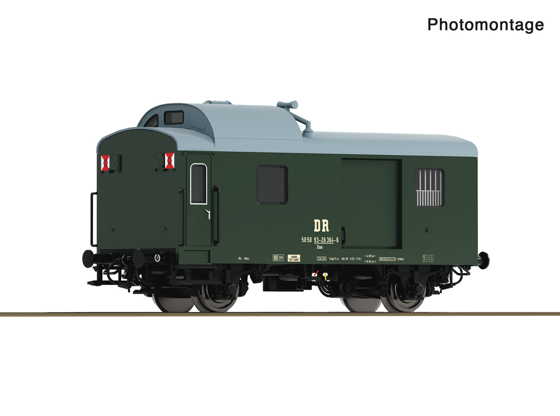 6680041 DR Gepäckwagen Daa Ep.4