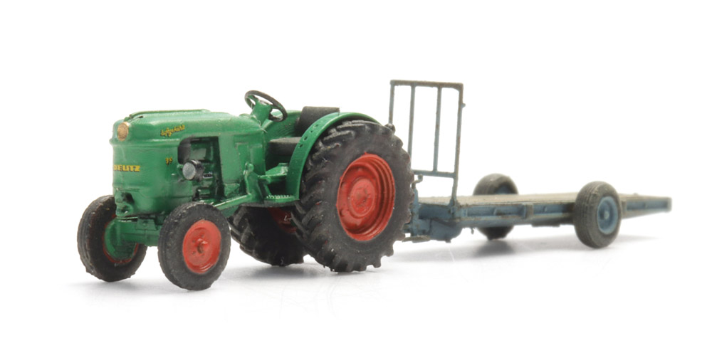 Artitec 316.155 Deutz D30 Obstgartentraktor mit Anhänger