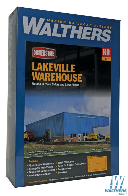 Walthers 2917 Lakeville Modern-Style Warehouse