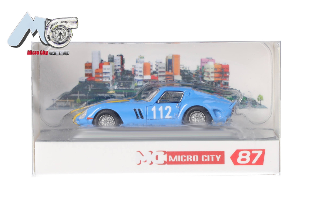 Herpa 87MC000058 MicroCity: Ferrari 250 GTO #112 blau