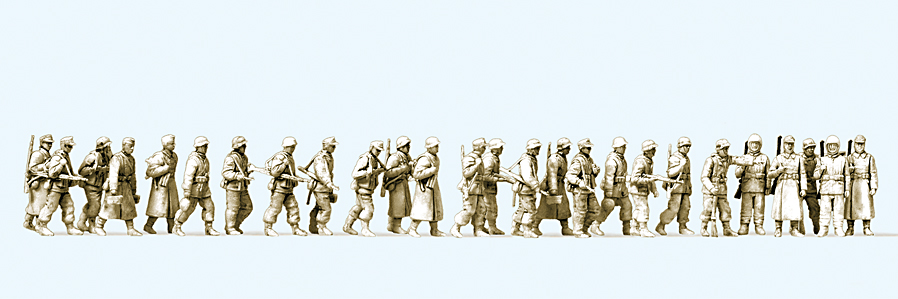 16609 Infanterie gehend. Winteruniform.