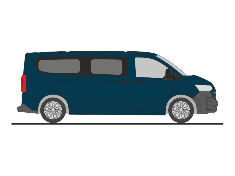 11732 VW T7e Bus LR FD dark indigo blue