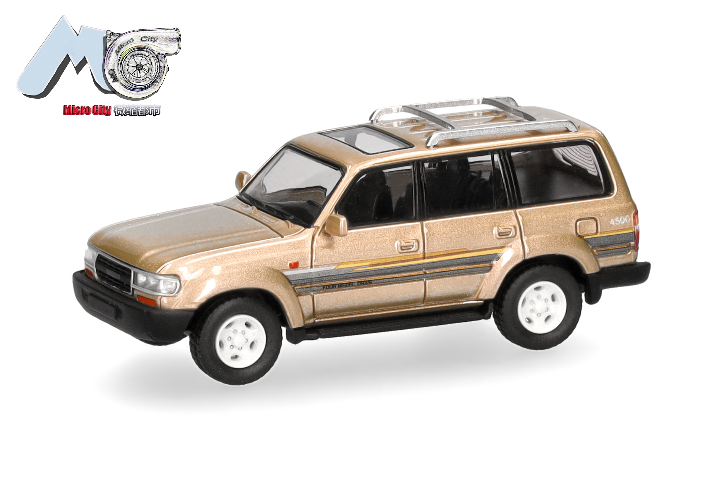 87MC000126 MicroCity: Toyota Landcruiser´80 gold