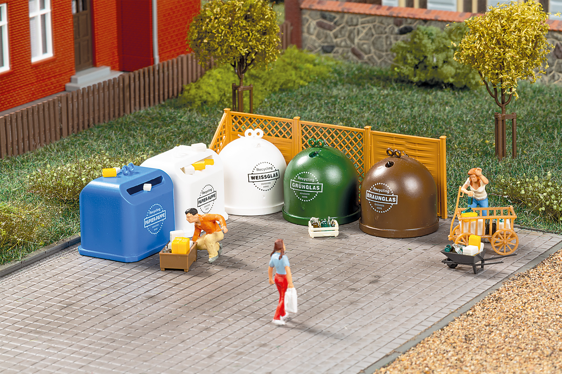 41695 Recycling-Container mitZubehör
