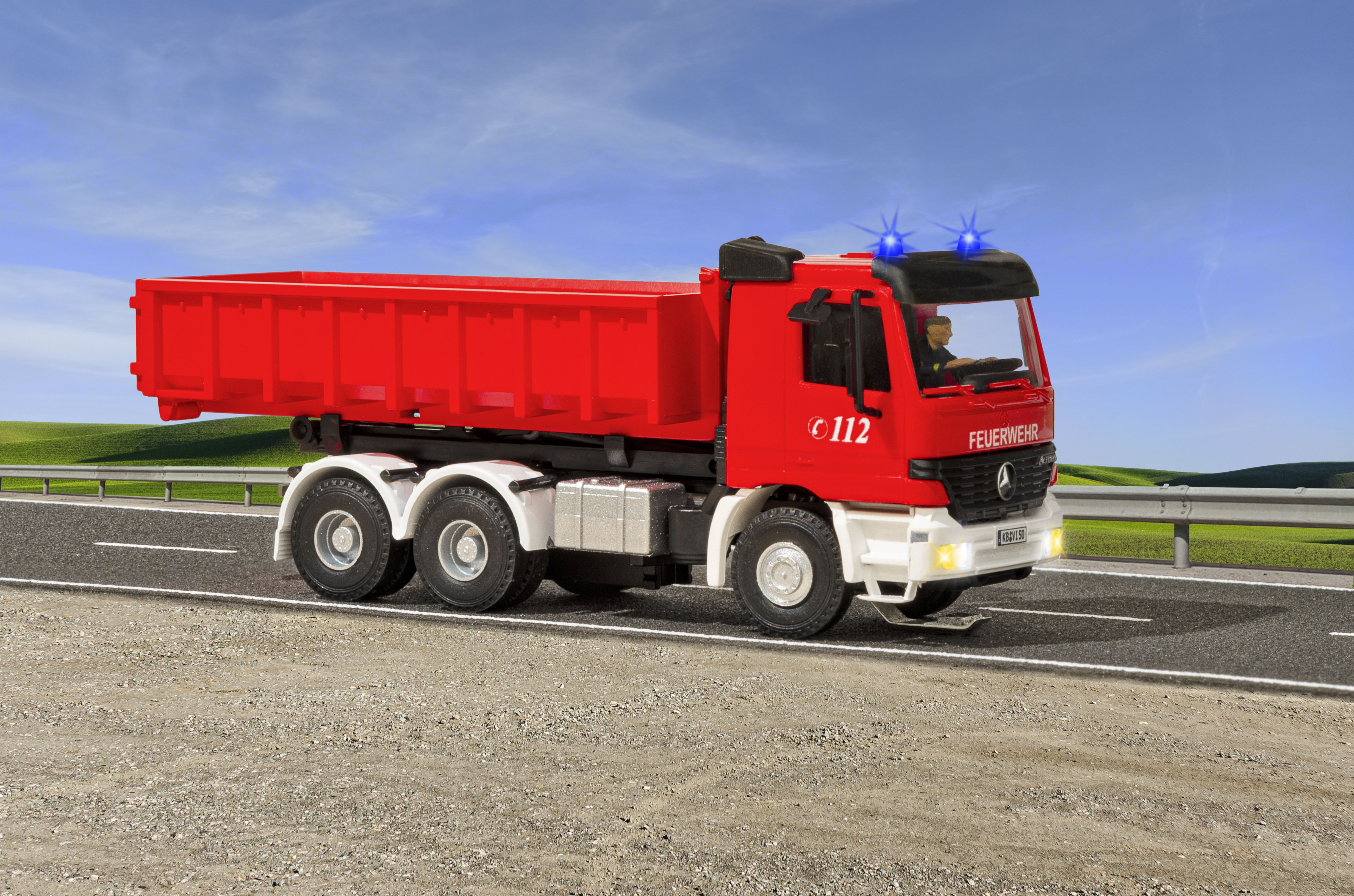 Viessmann 8050 CarMotion: MB Actros Abrollkipper FW