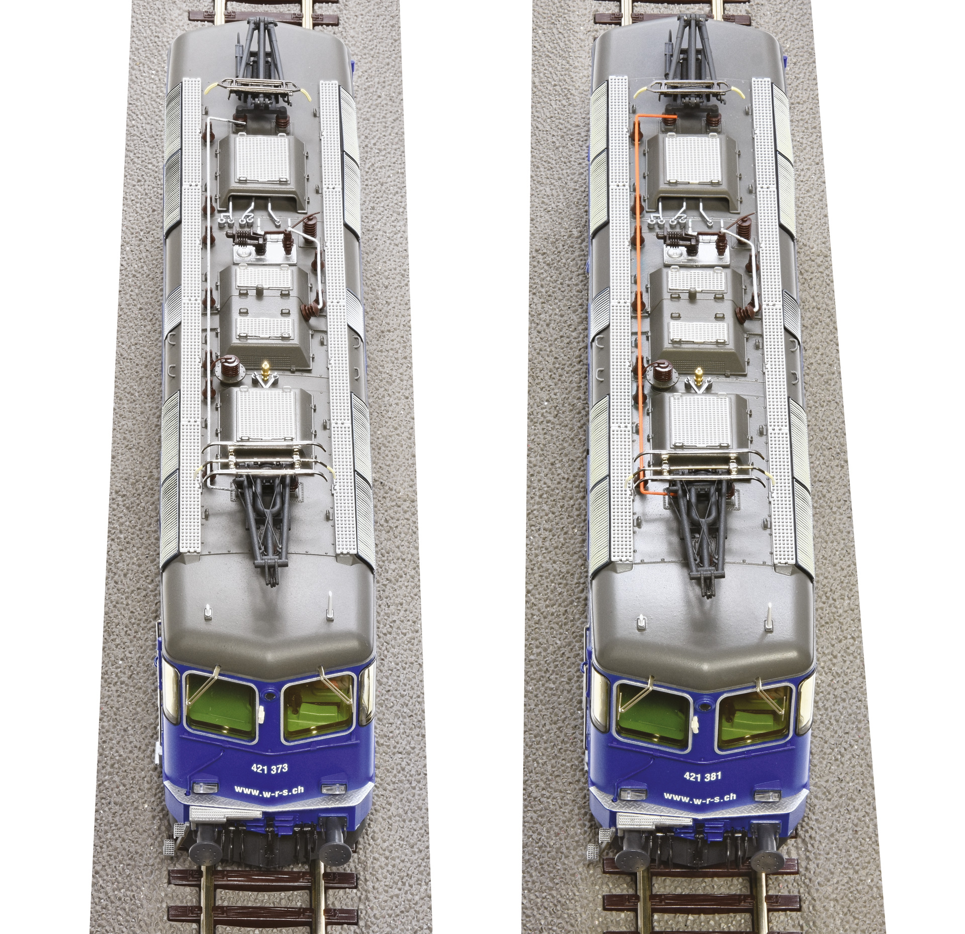 7500045 WRS 2-tlg. Set: E-Lok 421 373 + 383 Ep.6