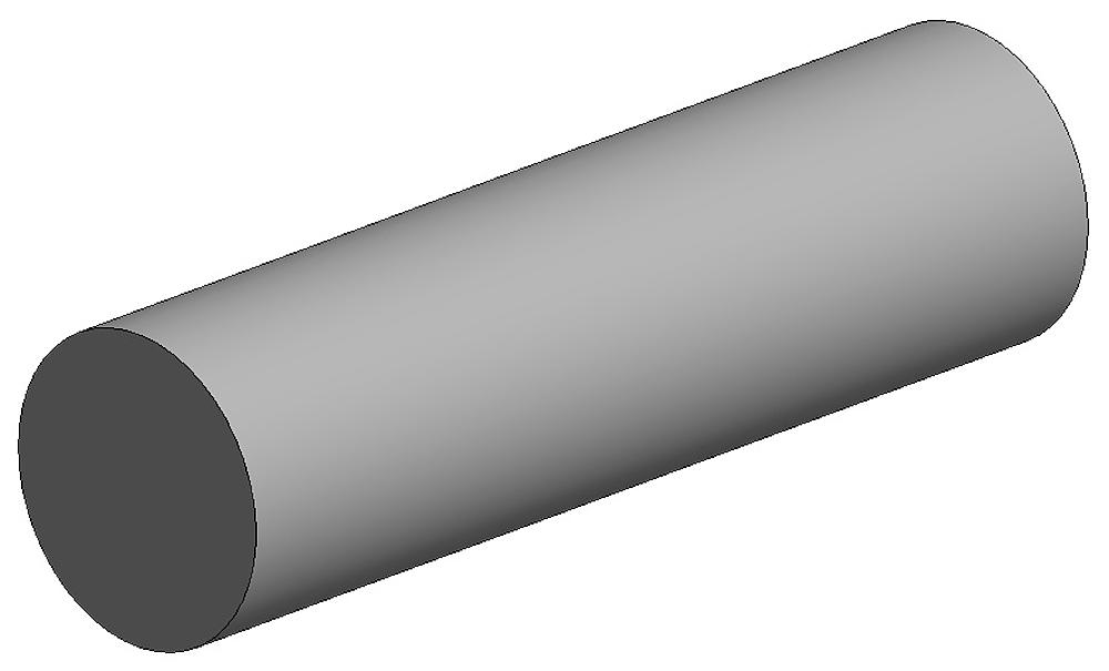 500214 Rundstab, 35 cm lang, Ø3,2mm