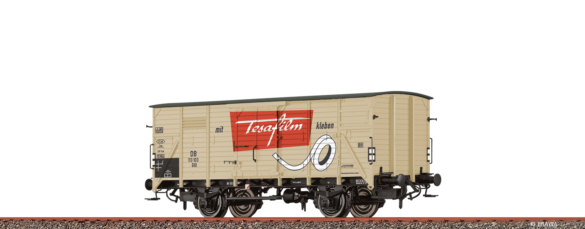 49899 DB ged. Güterwagen G10 "Tesa"  Ep.3