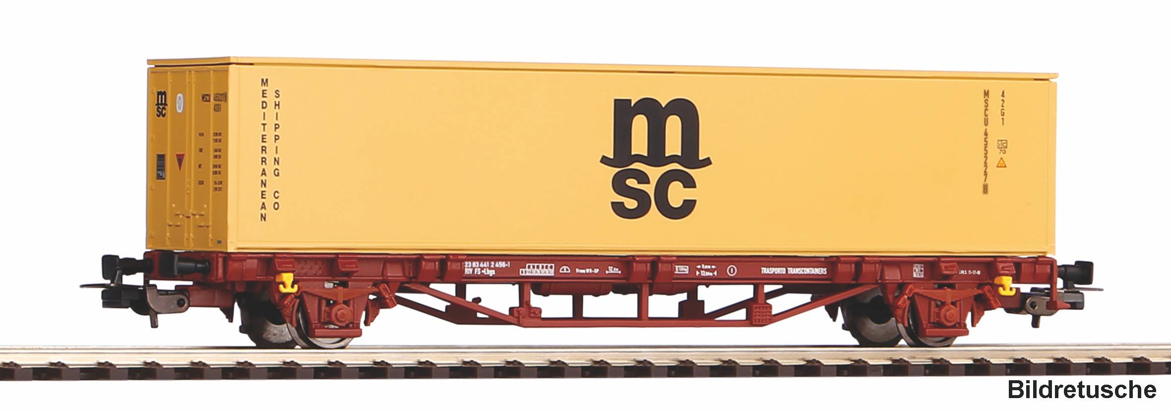 Piko 27751 FS Containertragwagen "MSC" Ep.6