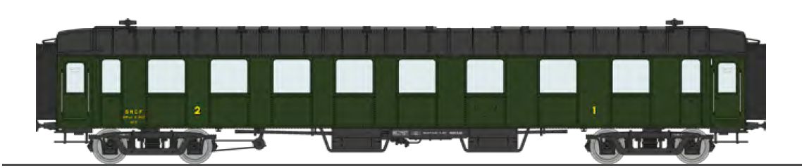 VB-379 SNCF Reisezugwg. OCEM RA 1./2. Kl. Ep.3a