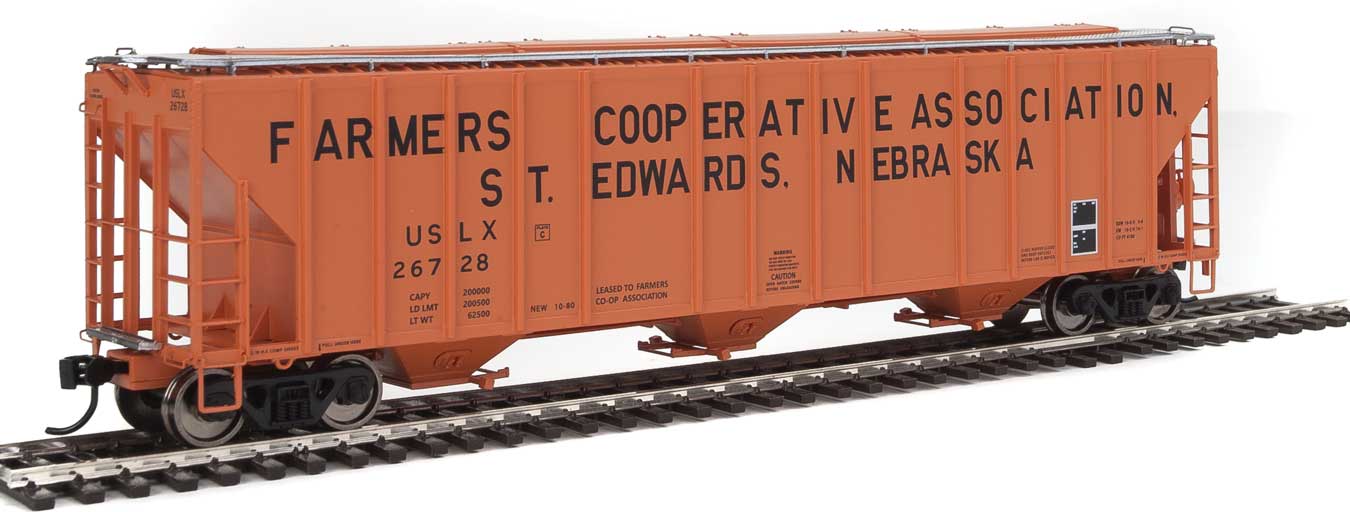 WalthersProto 106161 4780 Cov Hop USLX #26728