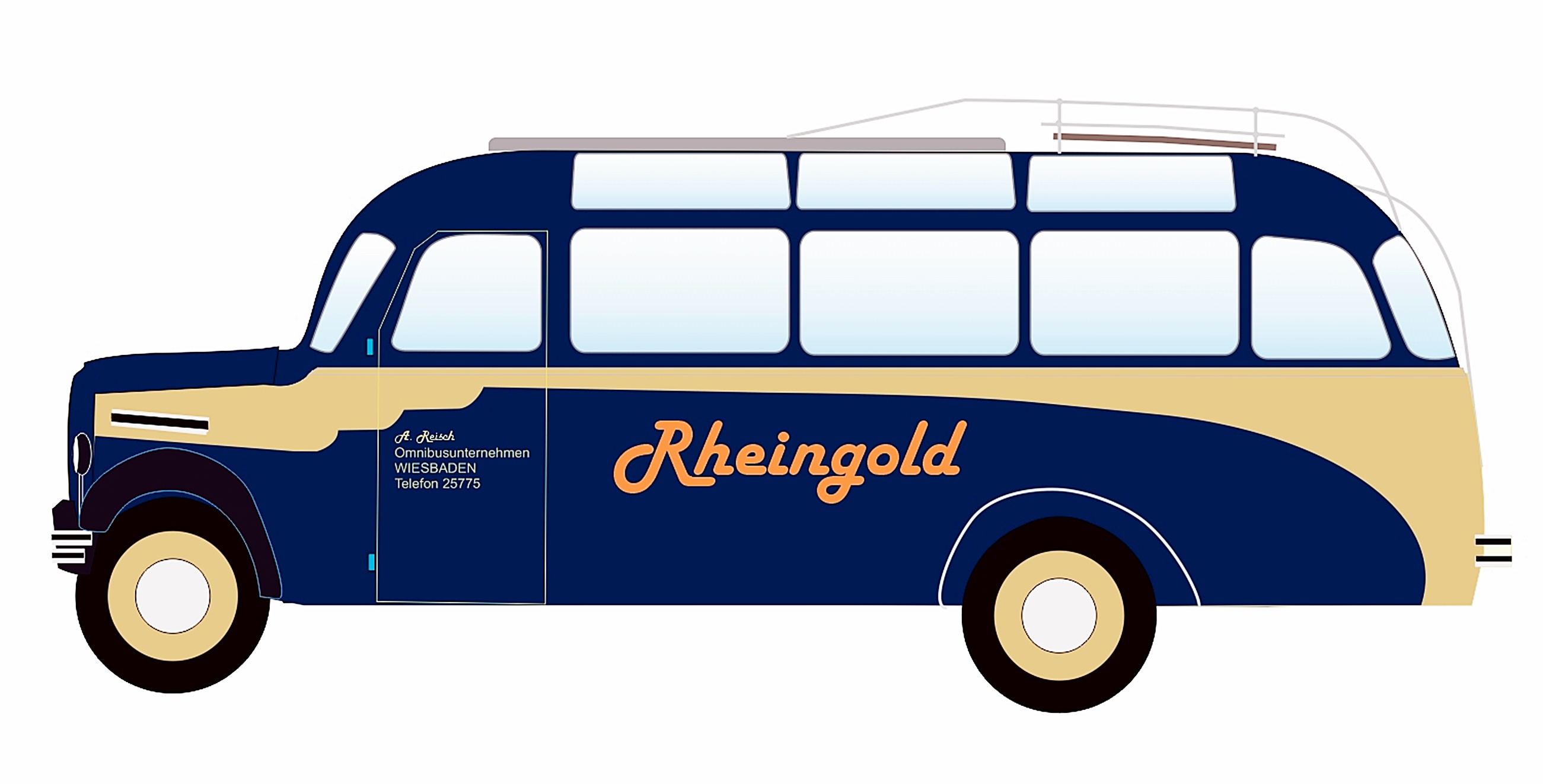 NA88054 Borgward Bus B2000 Rheingold