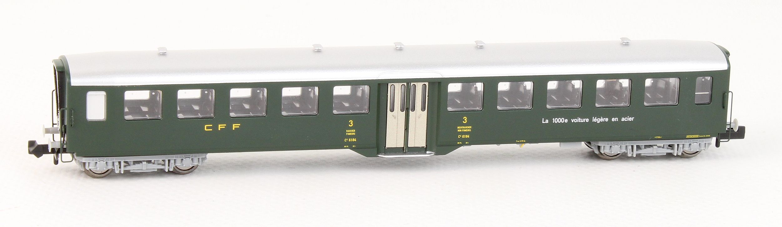 MW-Modell N-CH-220e SBB Leichtstahlwagen "1000.Ls.wg." Ep.3a