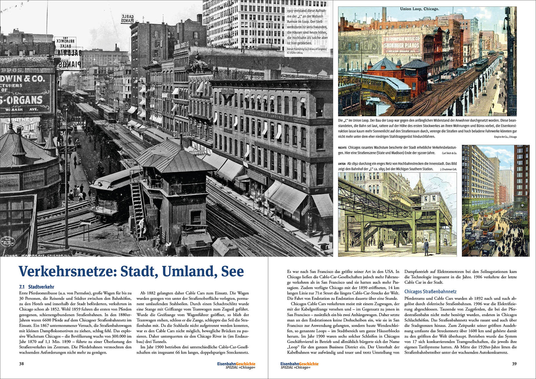 DGEG 59435 Eisenbahn Geschichte SPEZIAL Chicago