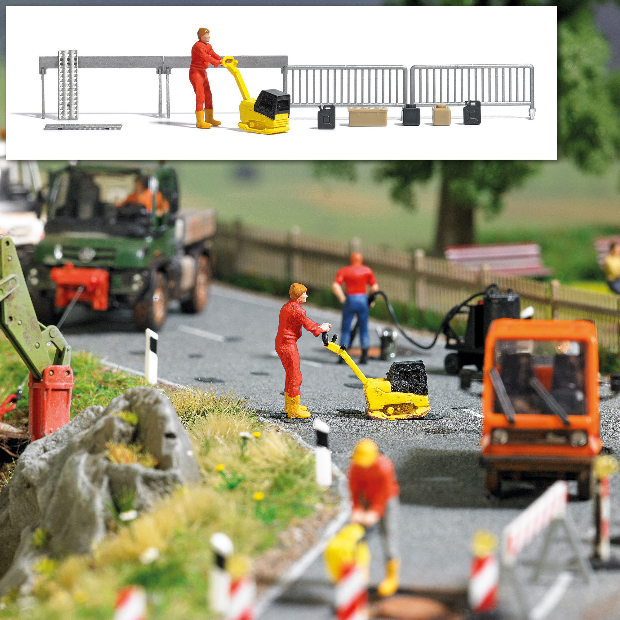 7804 Action-Set: Rüttelplatte m. Figur