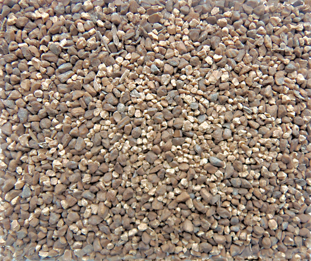 Peco PS-317 Schotter braun grob gealt.250g