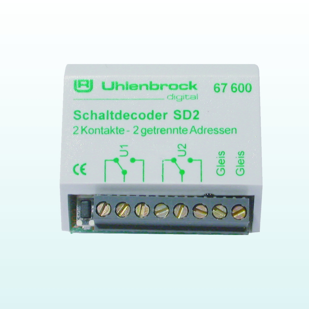 Uhlenbrock 67600 Schaltdecoder SD2