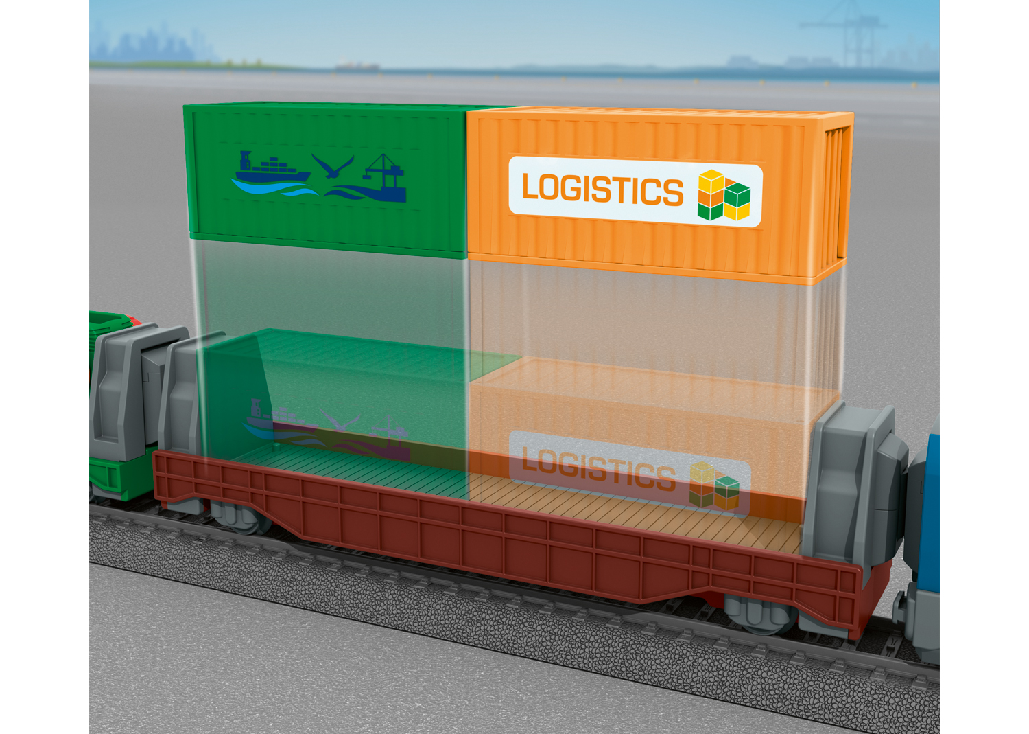 29349 my world Startpackung Containerlogistik