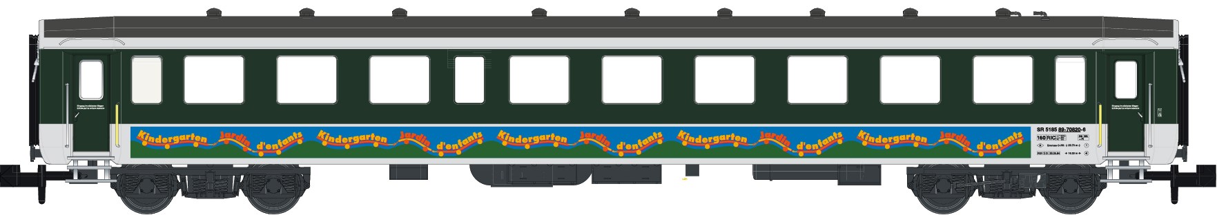 MW-Modell N-CH-214 SBB Kindergartenwagen Ep.4
