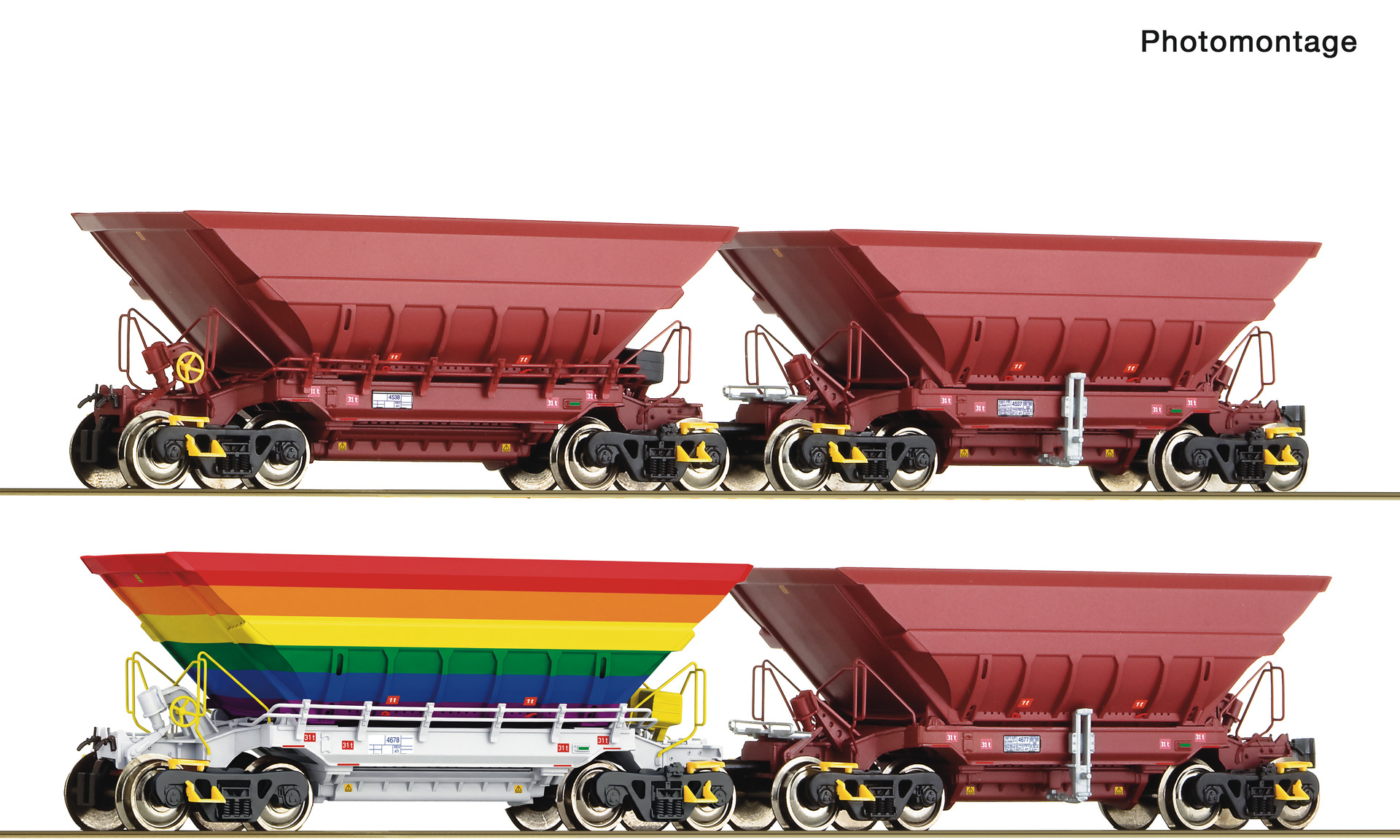 6600385 LKAB Erzwagen-Set 4-tlg. Ep.6