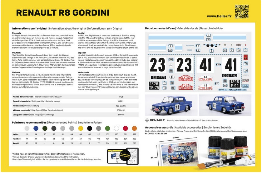80700 Renault R8 Gordini