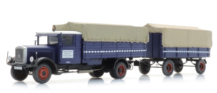 Artitec 387.537 Hansa Lloyd PHZ blau mit Rautenband