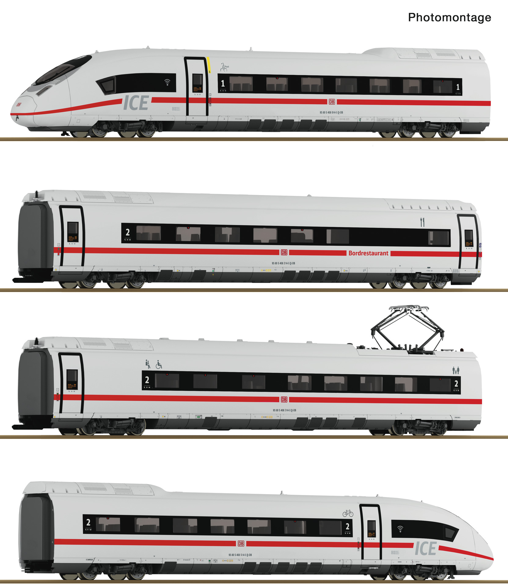 Roco 7700017 DBAG Elektro-Triebzug ICE3neo 4tlg. Ep.6