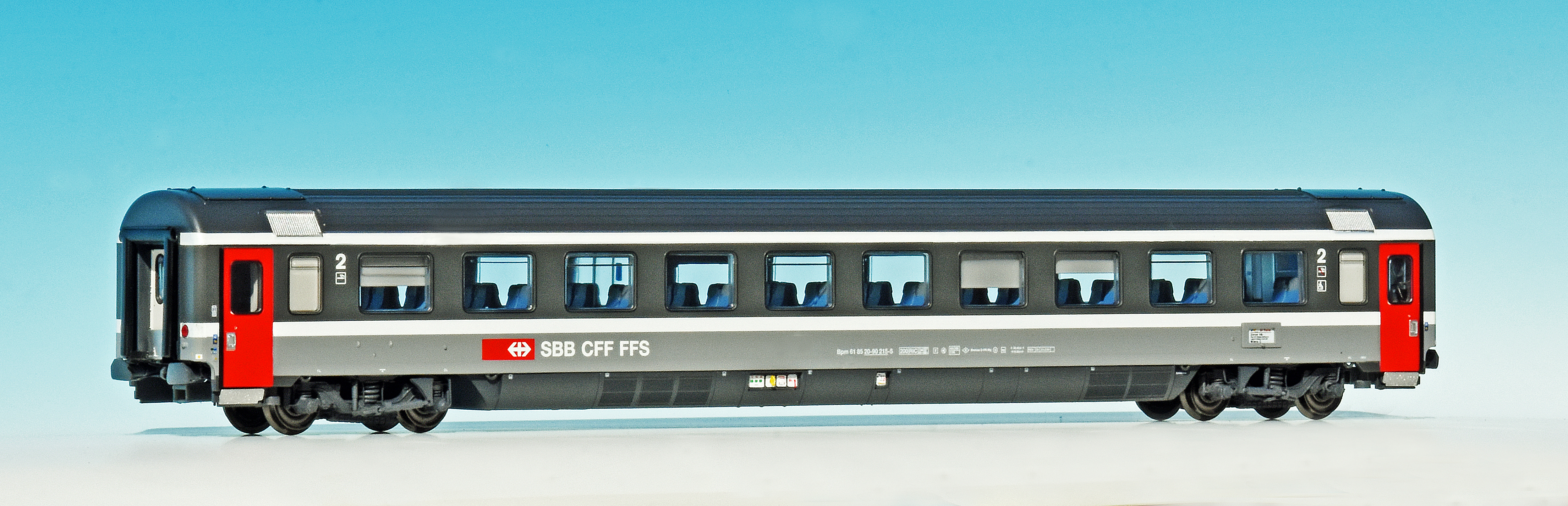 LS Models PI9709 SBB Reisezugwagen-Set EC51/56 3-tlg Ep.4
