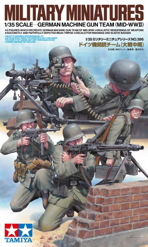 35386 German Machine Gun Team (Mid-WWII)