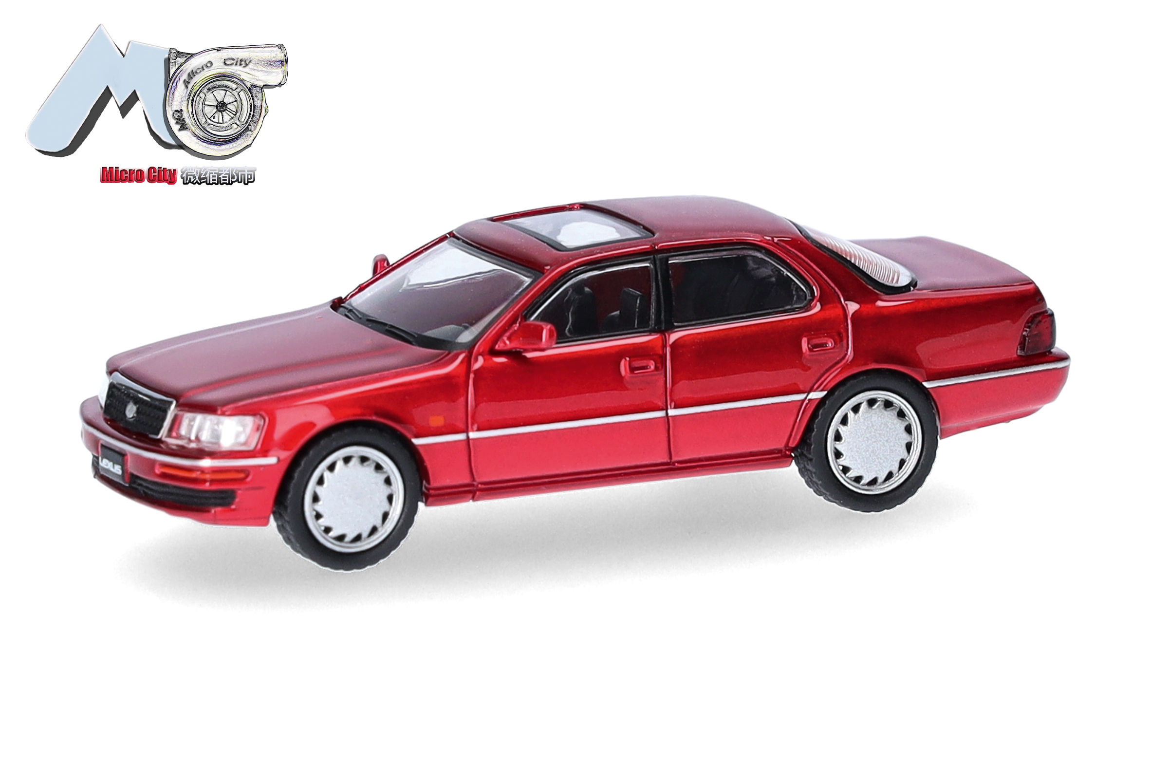 87MC000132 MicroCity: Lexus LS 400 rot