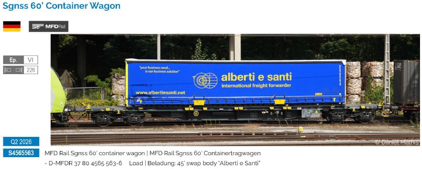 S4565563 MFD Rail Containerwagen Sgnss60 Ep.6