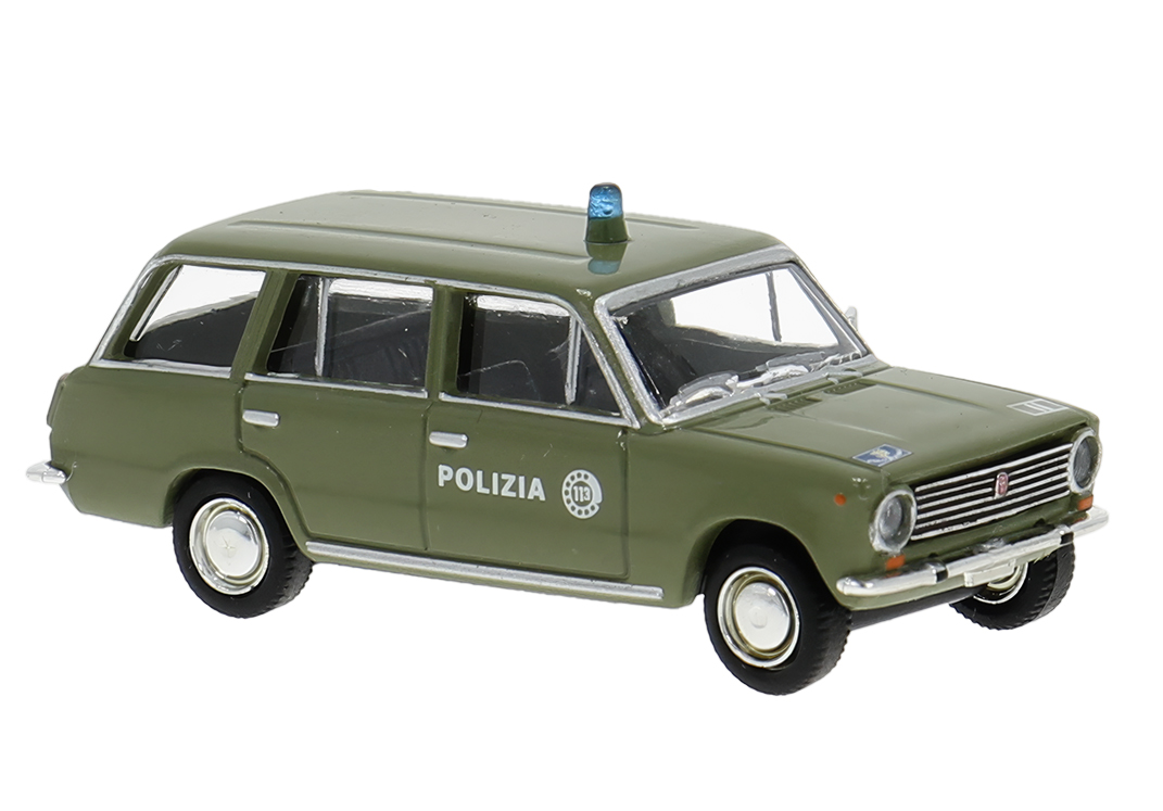 22428 Fiat 124 Familiare Polizia