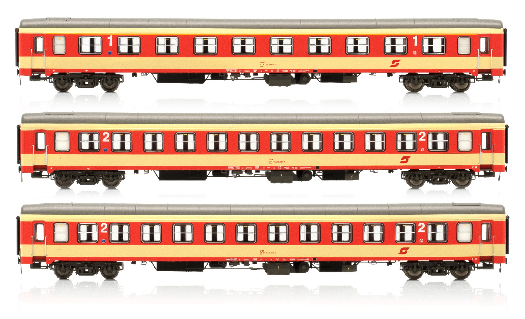JC90502 ÖBB Personenwagen-Set 3-tlg UIC-X Ep.4