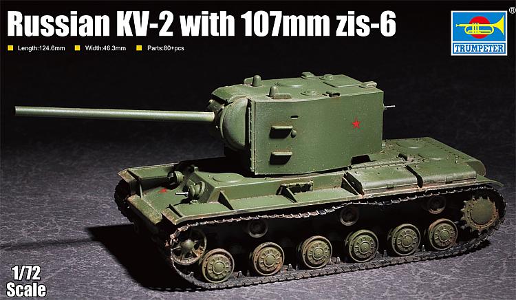 757162 KV2 mit 107 mm Zis 6