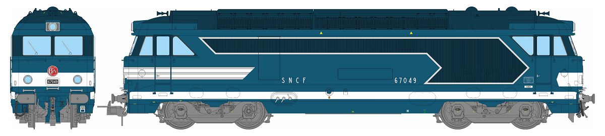 MB-244S SNCF Dieselok BB 67049 Ep.3