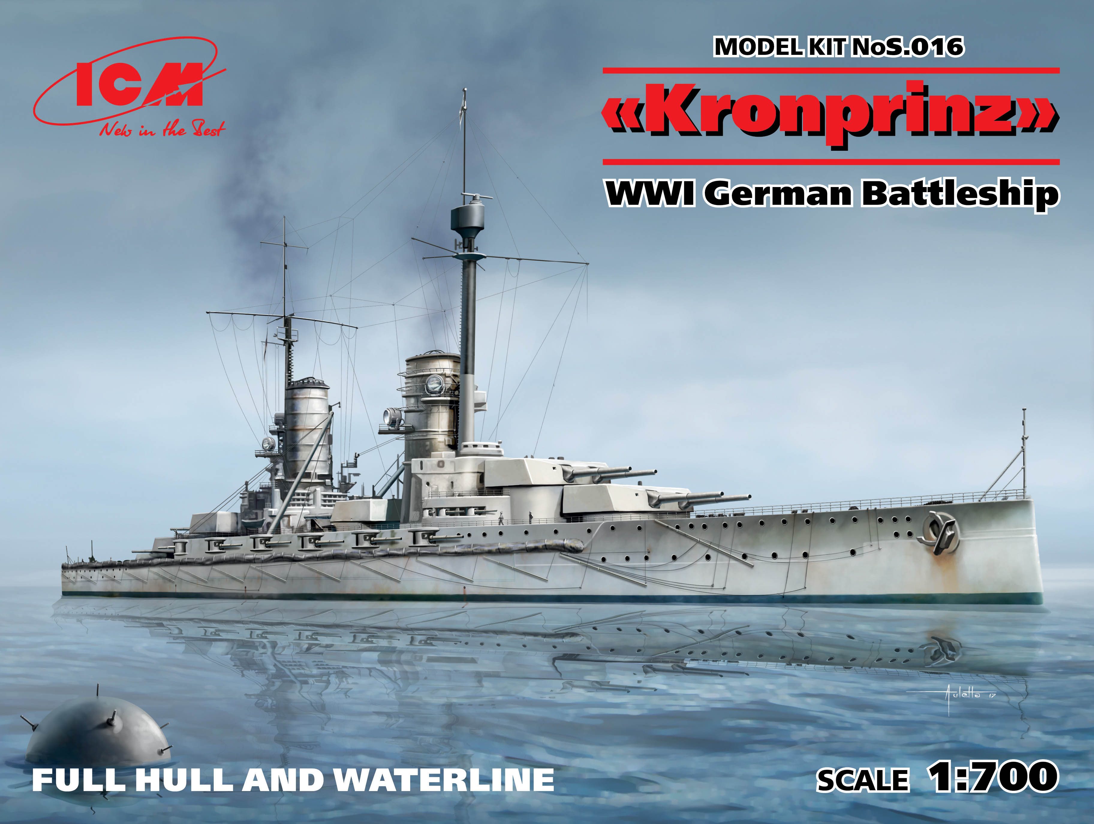 S.016 Kronprinz WWI German Battleship