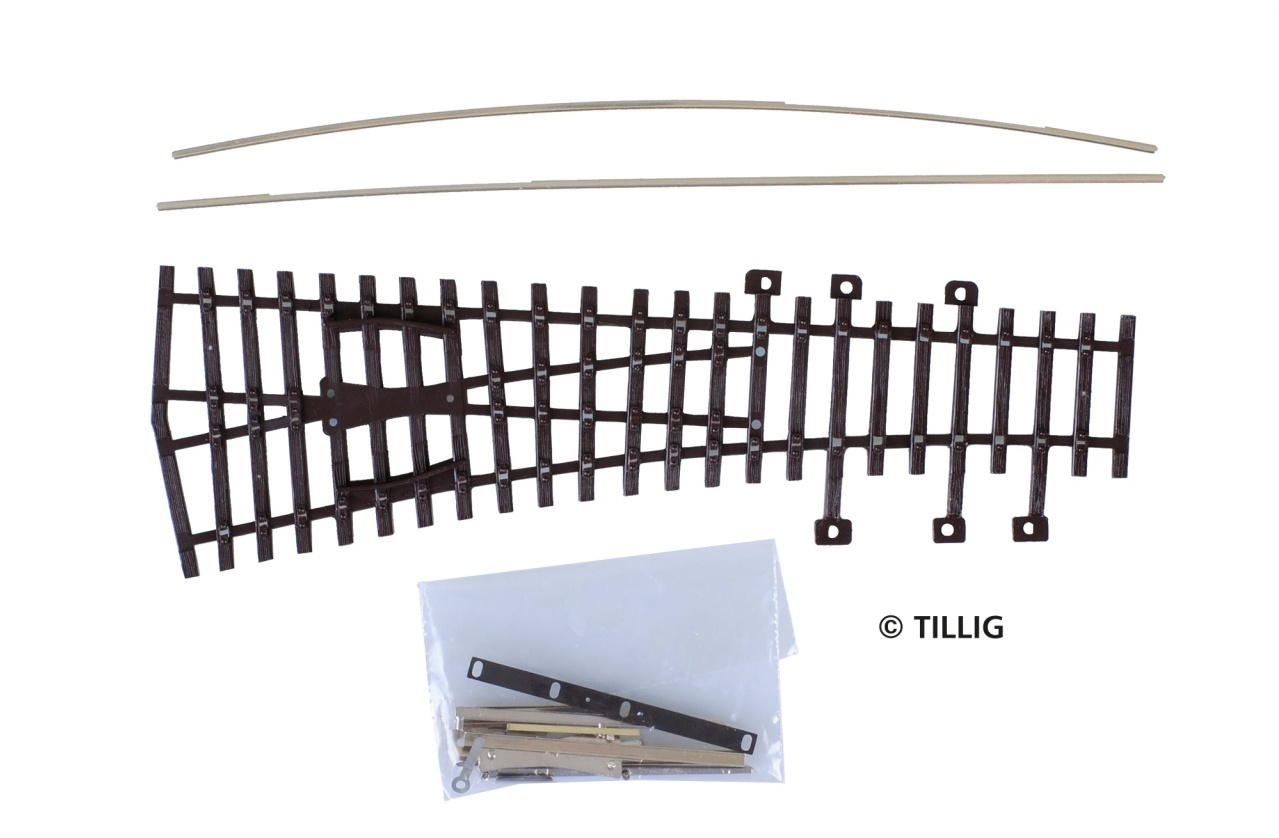 82430 Bausatz einfache Weiche 15°