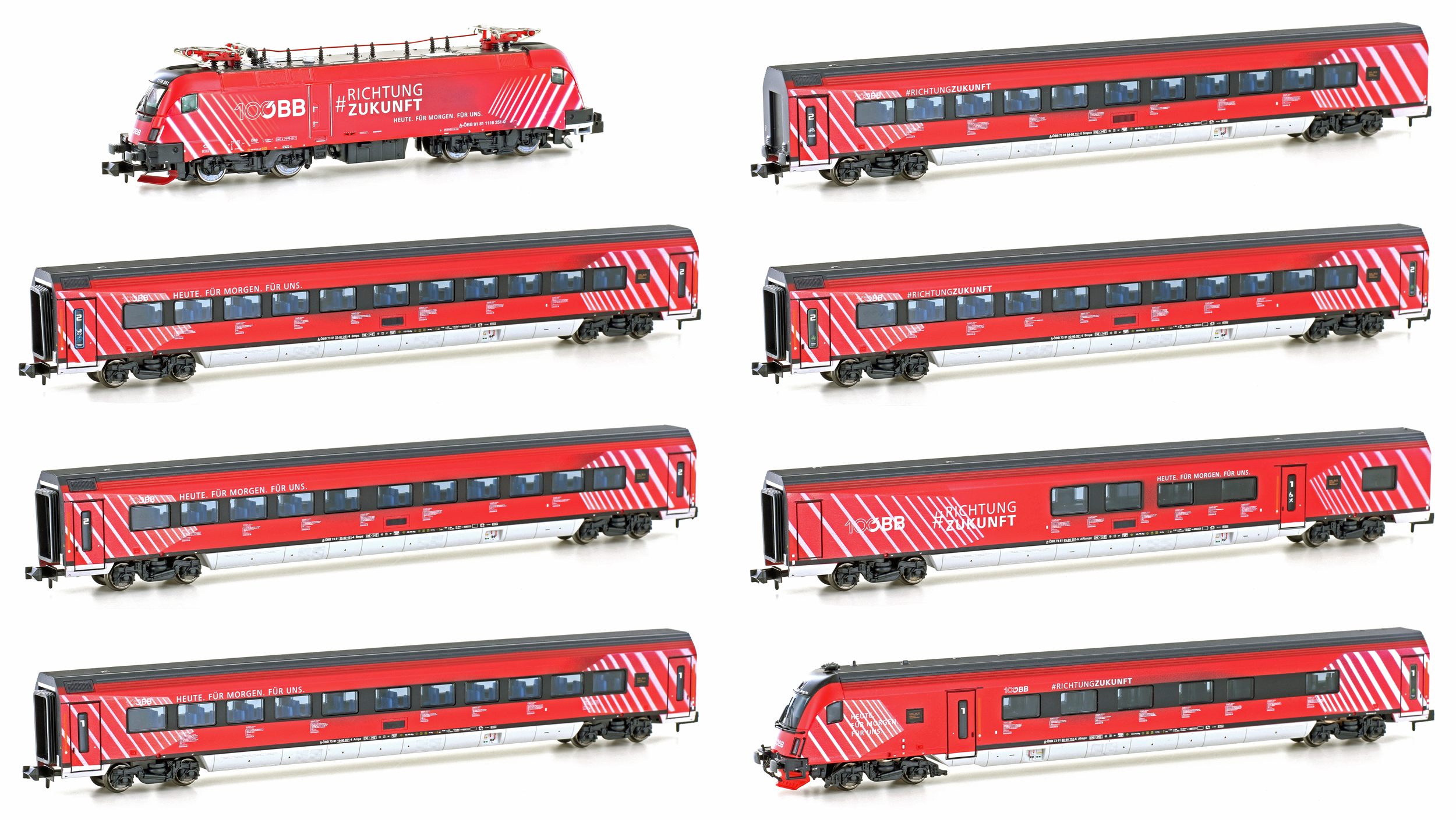 25227S ÖBB Railjet 100 Jahre ÖBB 8-tlg. Ep.6