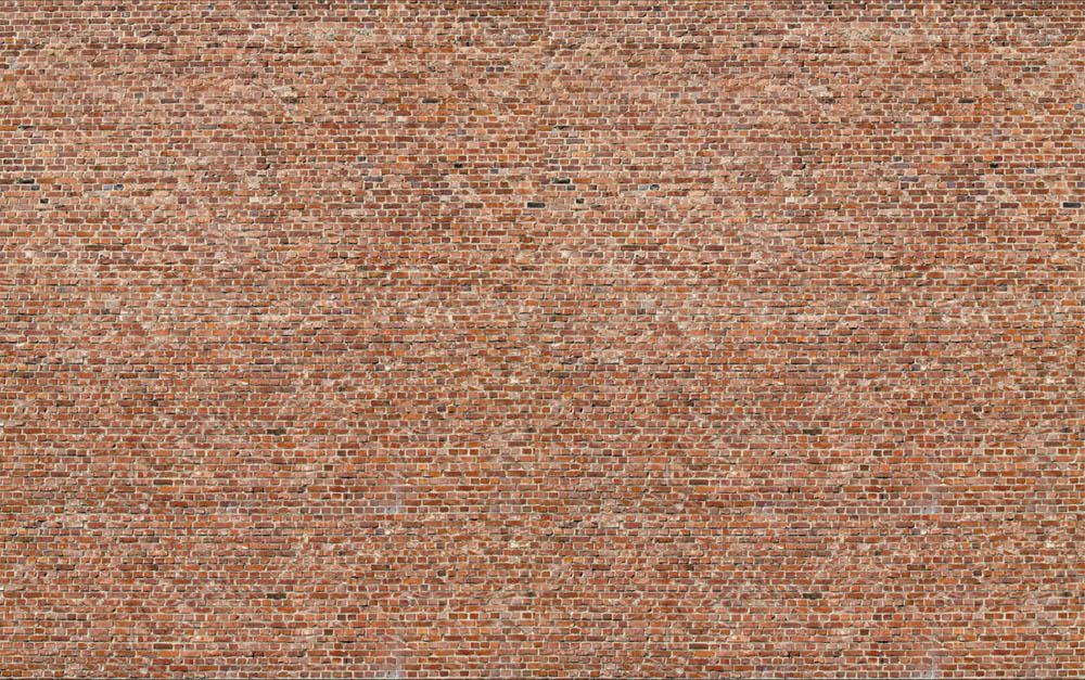 14002 Ziegelsteinmauer 3 Bogen