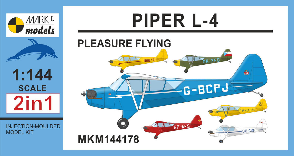 MKM144178 Piper L-4 'Pleasure Flying' 2in1