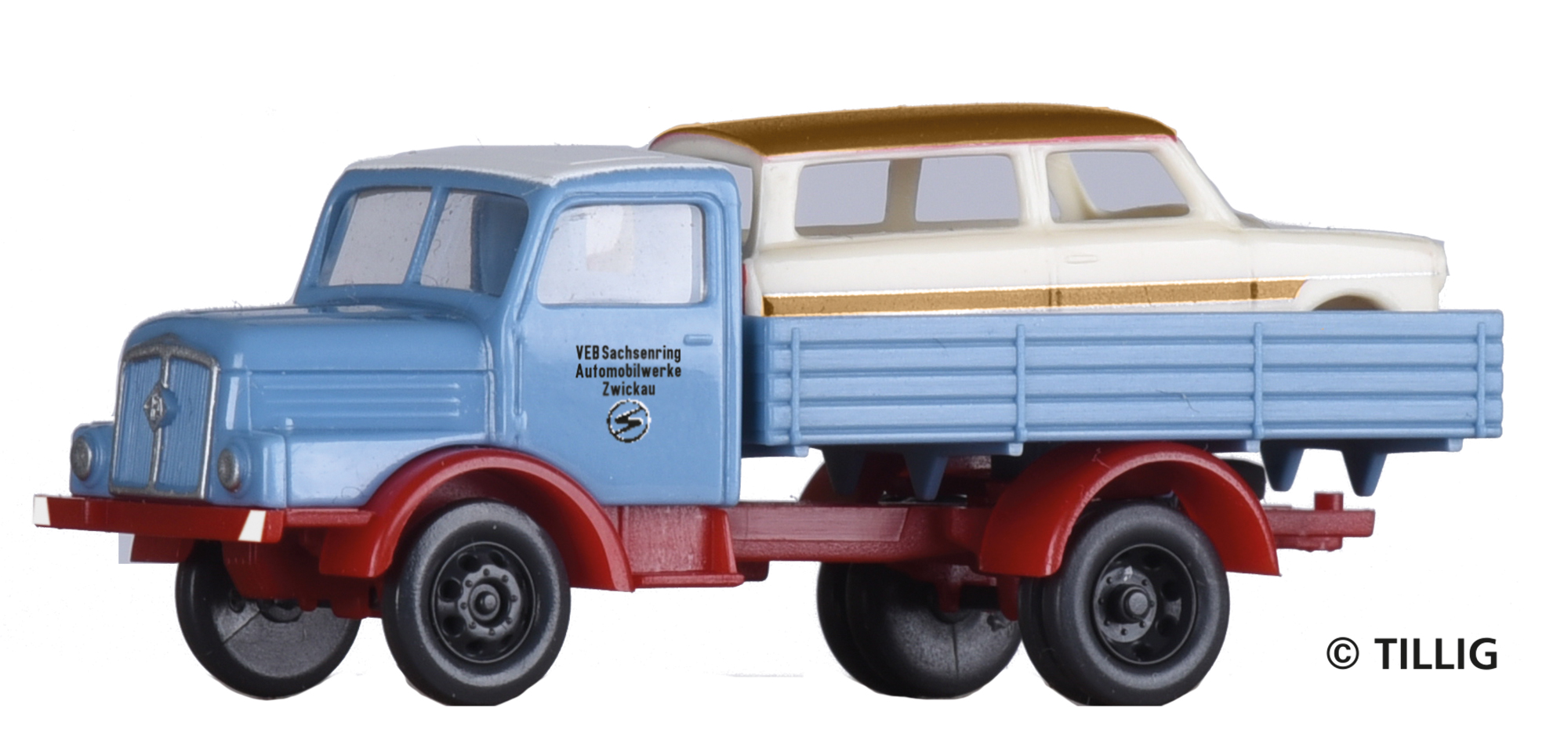 19058 LKW H3A VEB Sachsenring , beladen