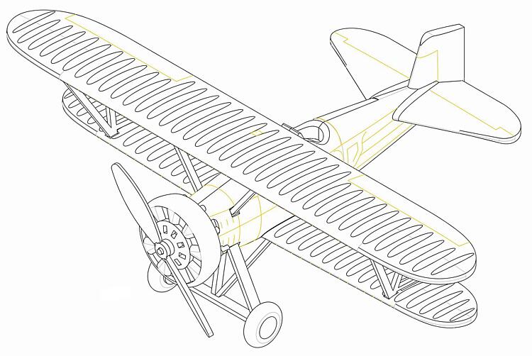 756283 1/350 Boeing F4B