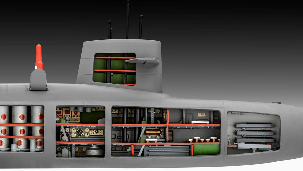 Revell 05185 S.S.B. Abraham Lincoln with Interior